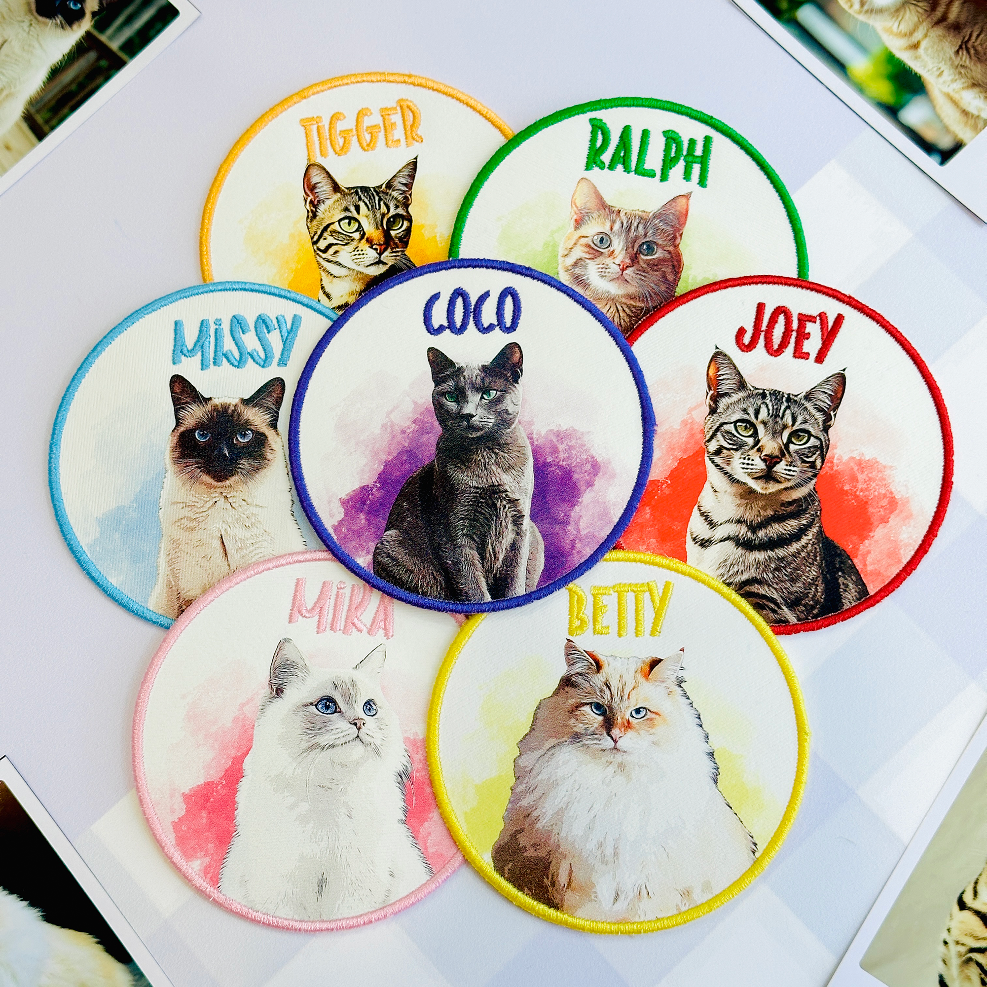 Custom Cat Photo Patch