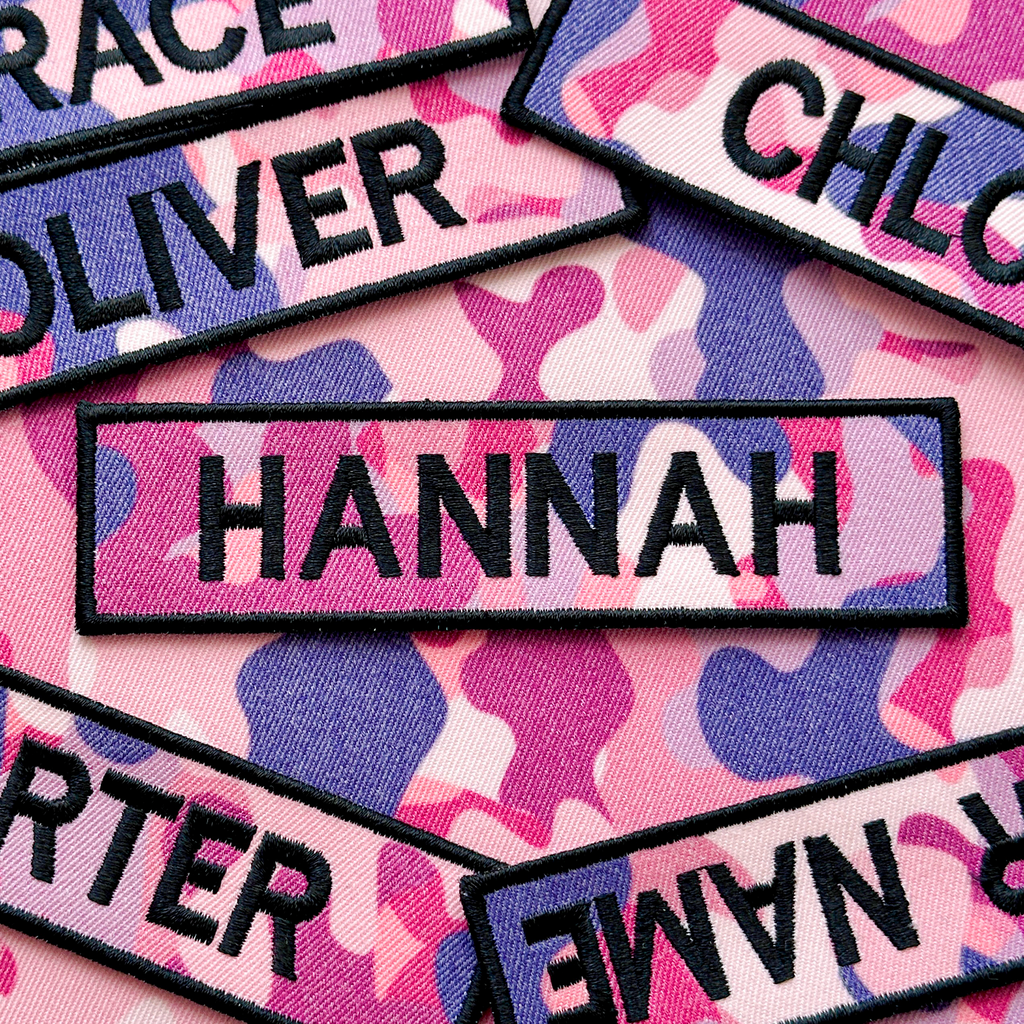 Custom Military Name Patch for Jacket, Backpack & Uniform