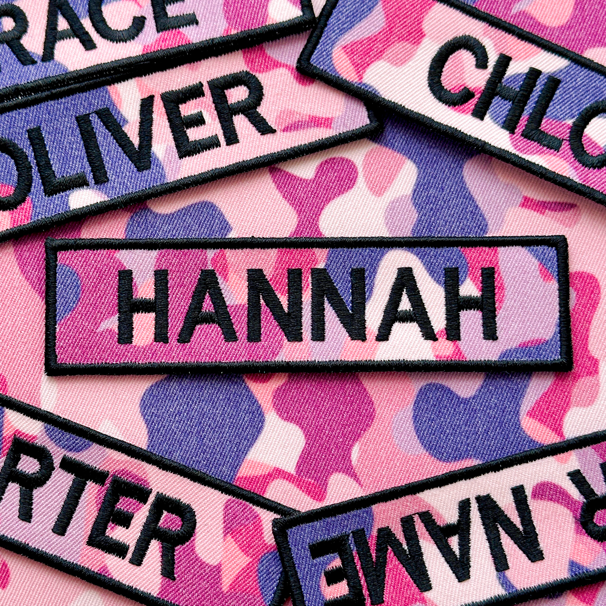 Custom Military Name Patch for Jacket, Backpack & Uniform