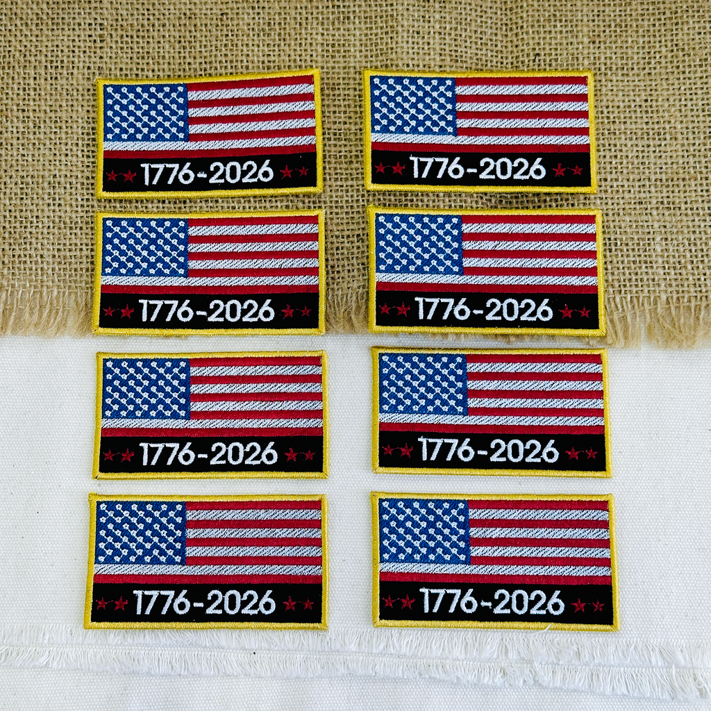USA Flag 250th Anniversary Patch