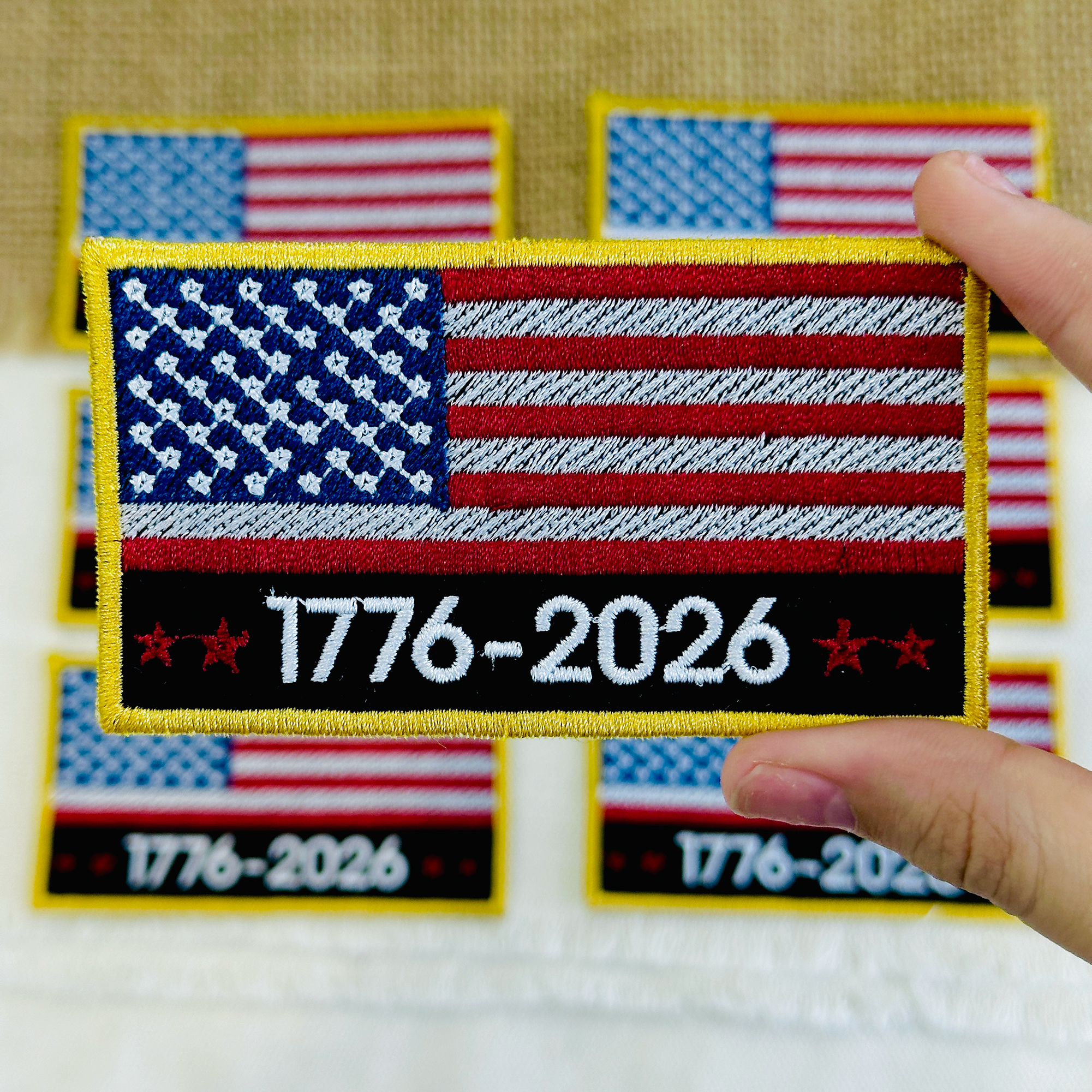 USA Flag 250th Anniversary Patch