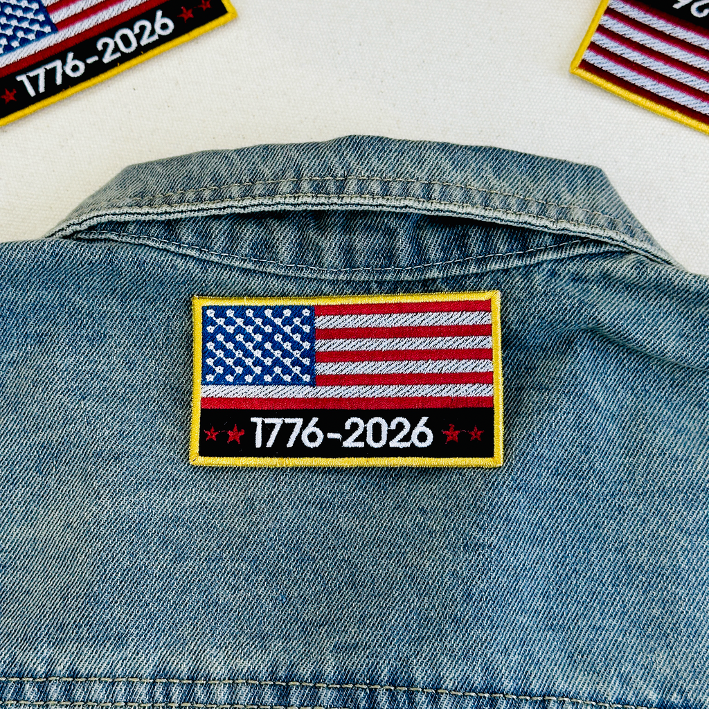 USA Flag 250th Anniversary Patch