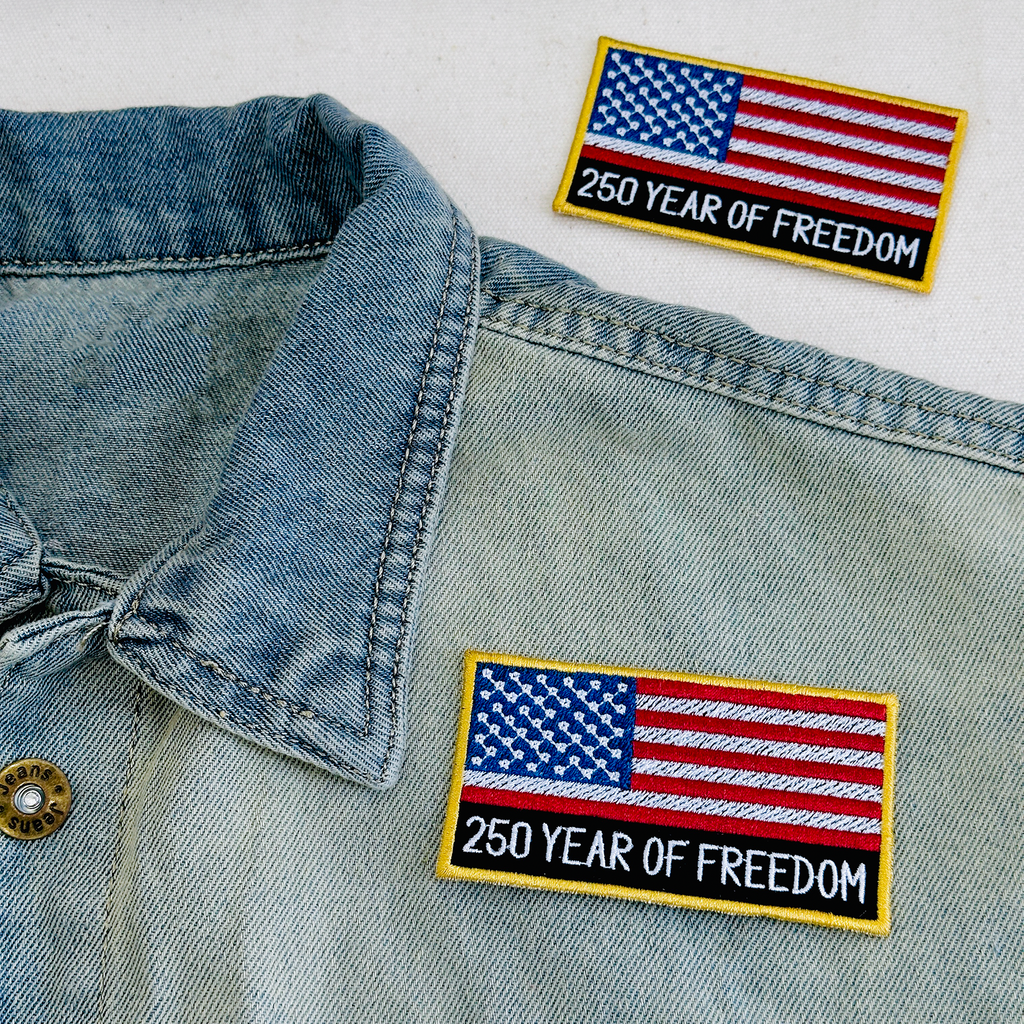 250 Years of Freedom USA Flag Patch