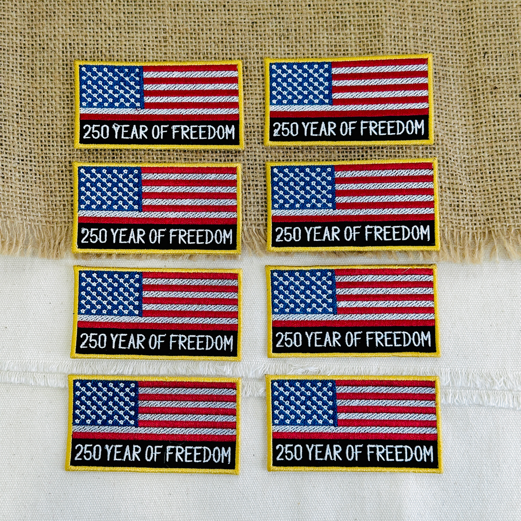 250 Years of Freedom USA Flag Patch