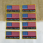 250 Years of Freedom USA Flag Patch