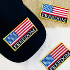 USA Flag Freedom Embroidered Patch
