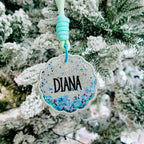 Custom Glitter Keychain