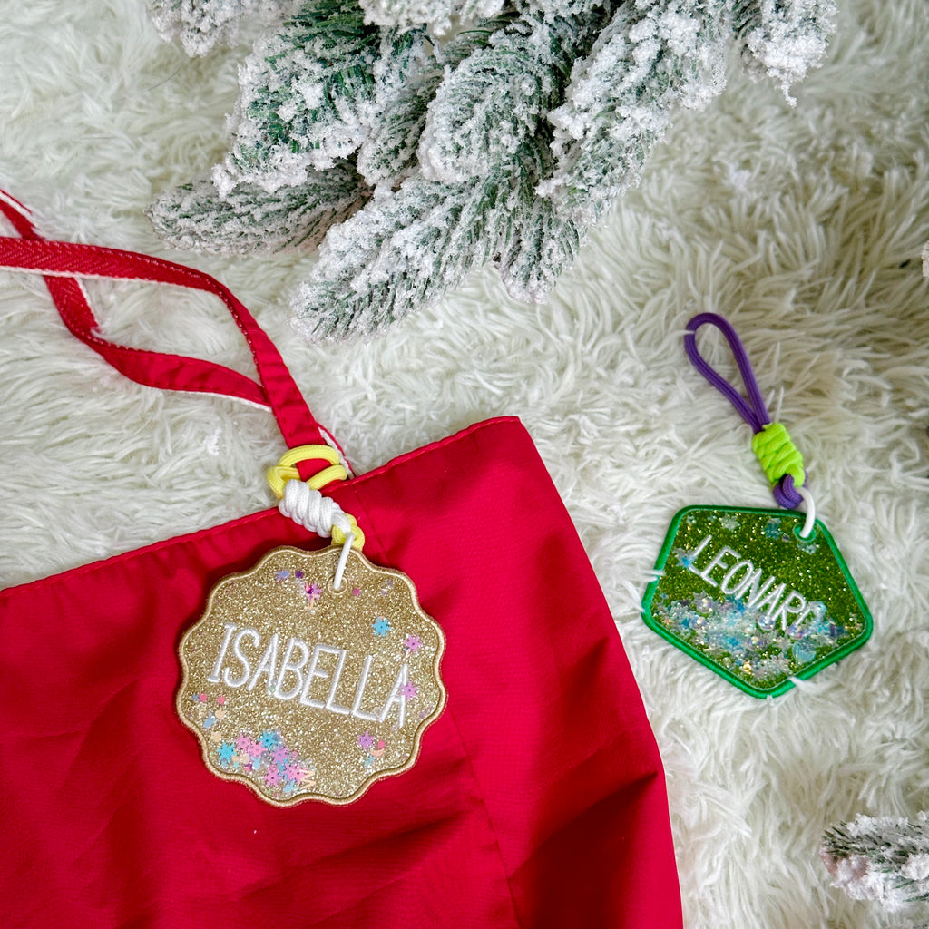 Custom Glitter Keychain