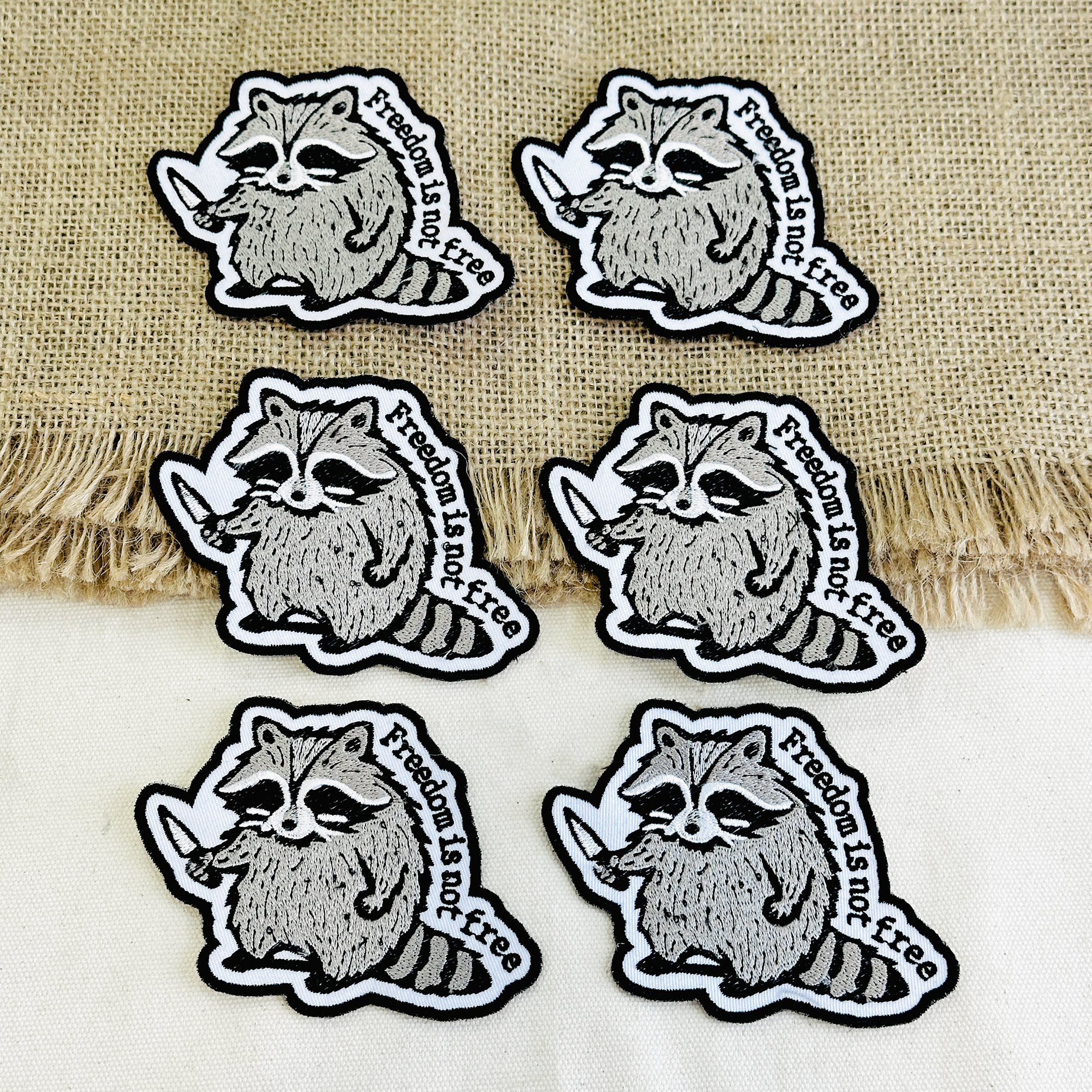 Freedom Raccoon Patch