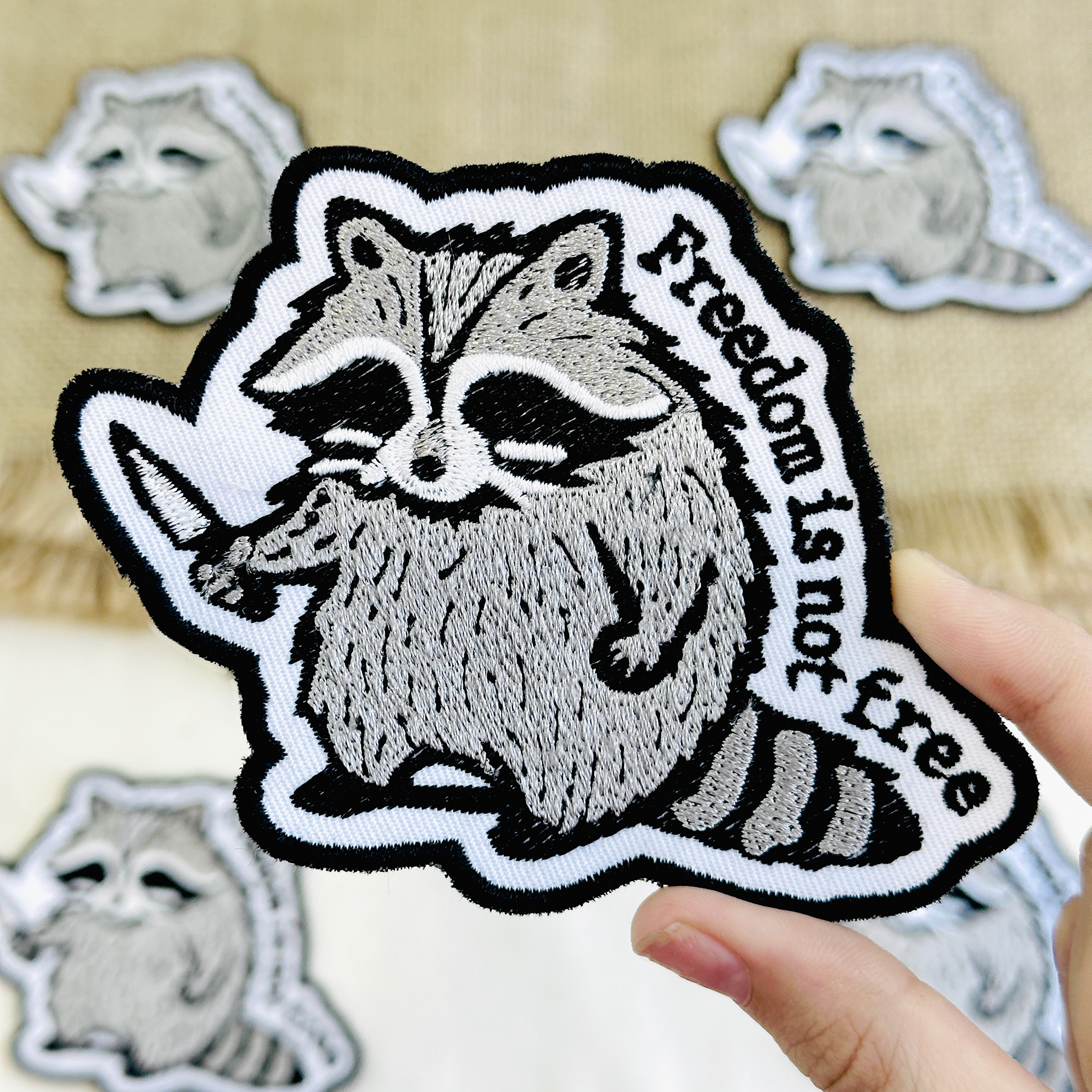 Freedom Raccoon Patch