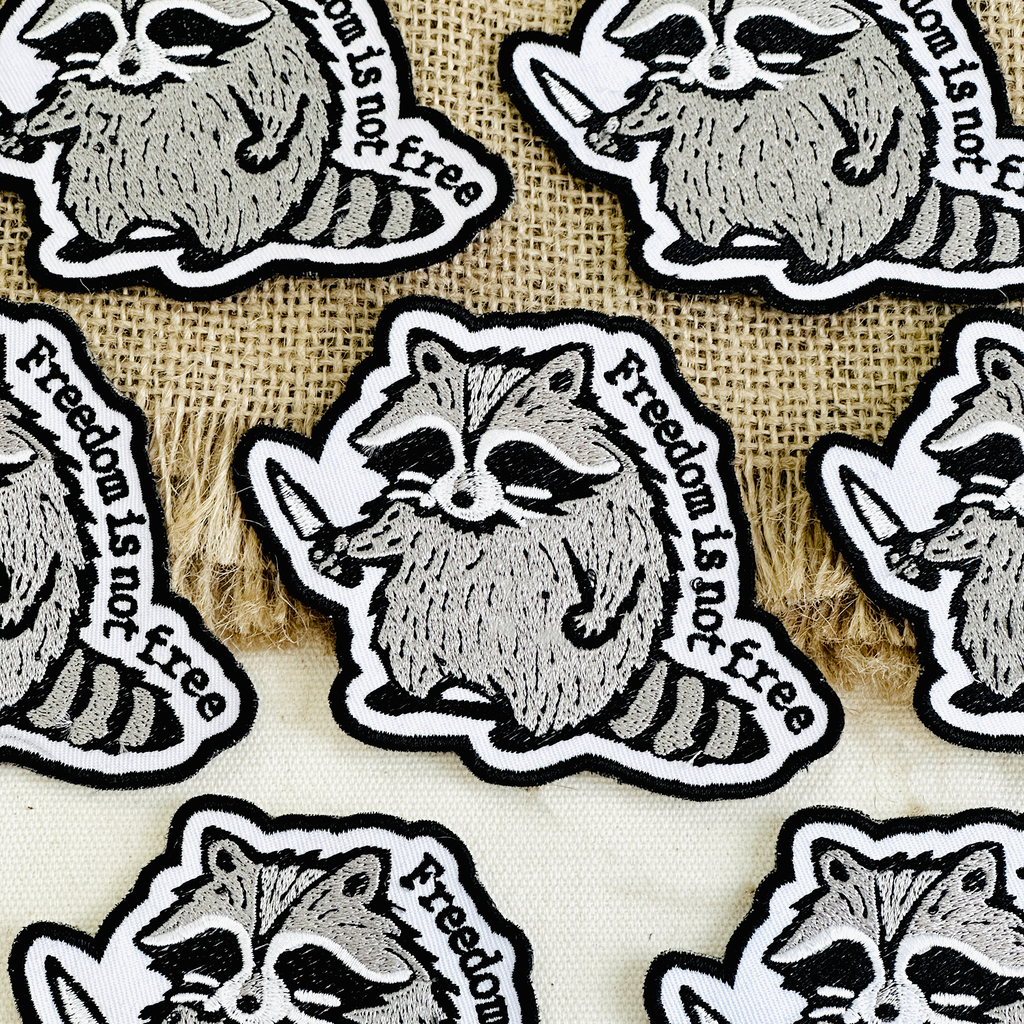 Freedom Raccoon Patch