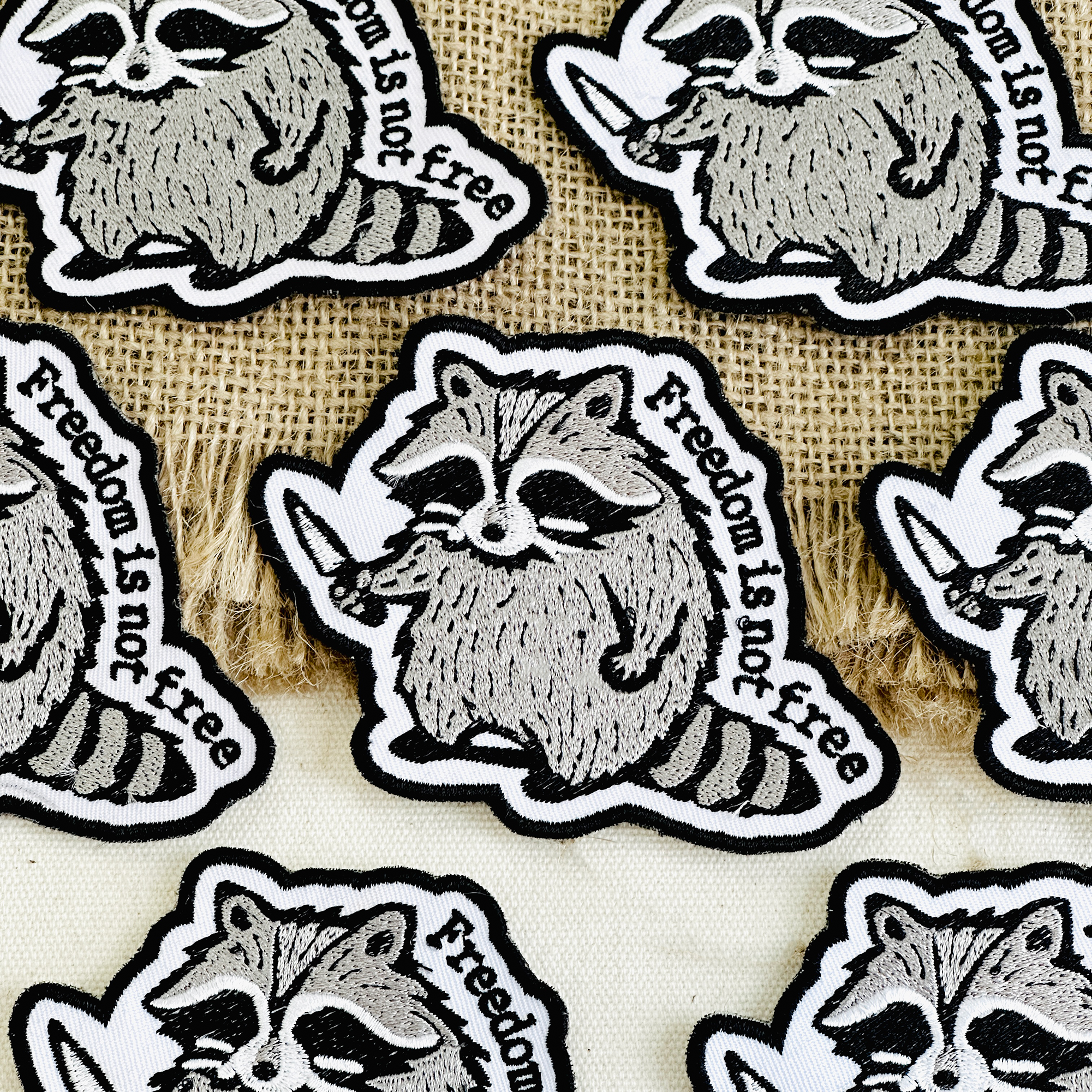 Freedom Raccoon Patch
