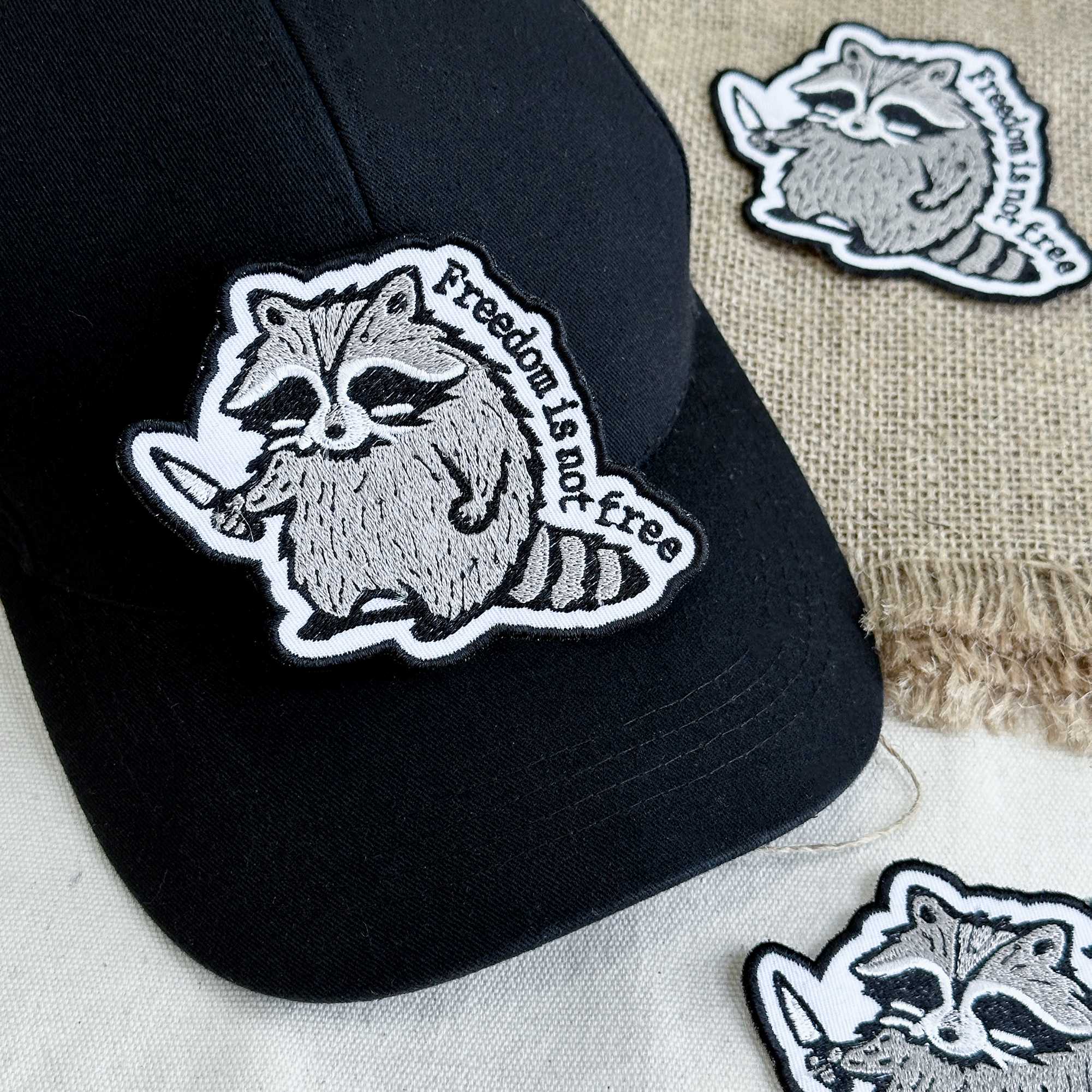 Freedom Raccoon Patch