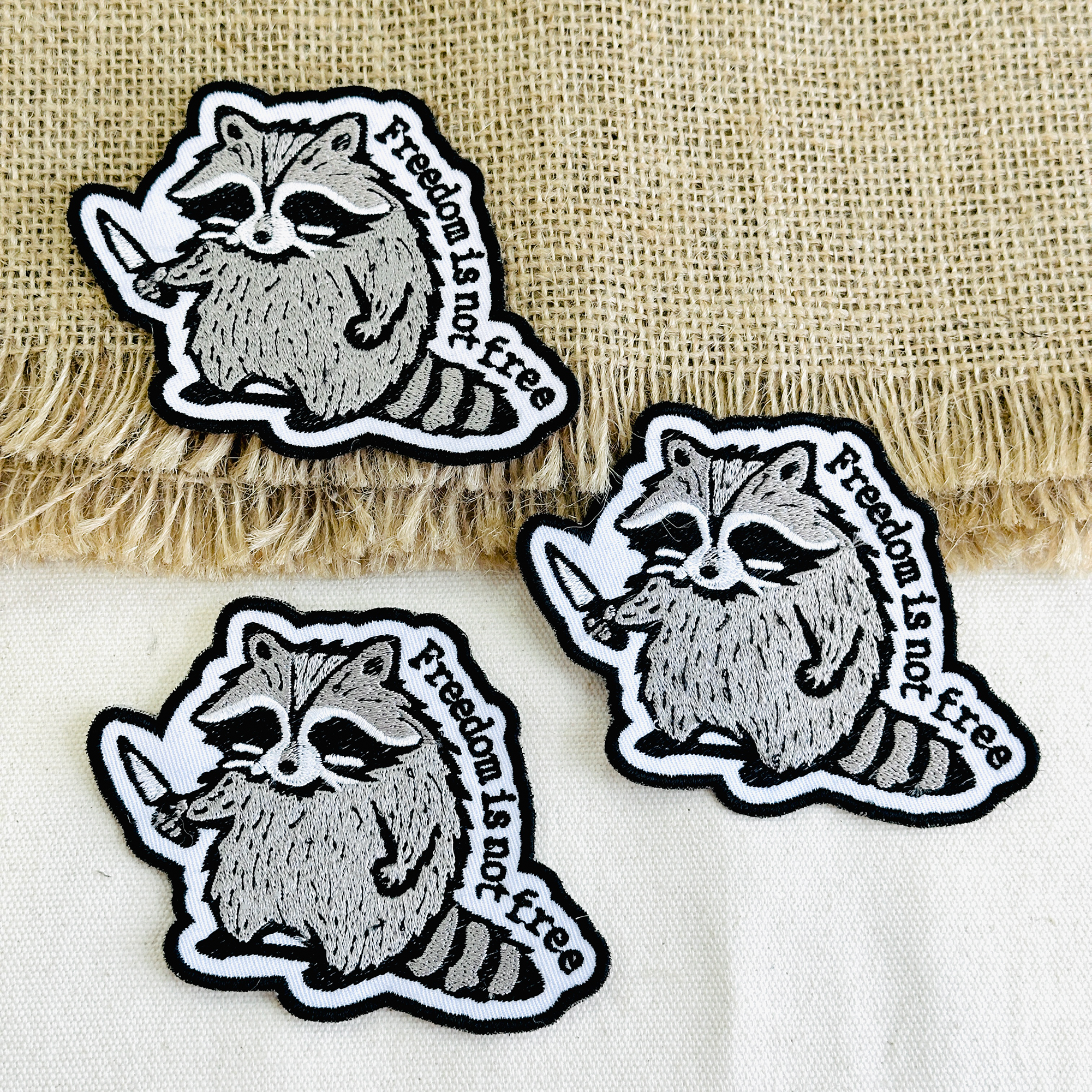 Freedom Raccoon Patch