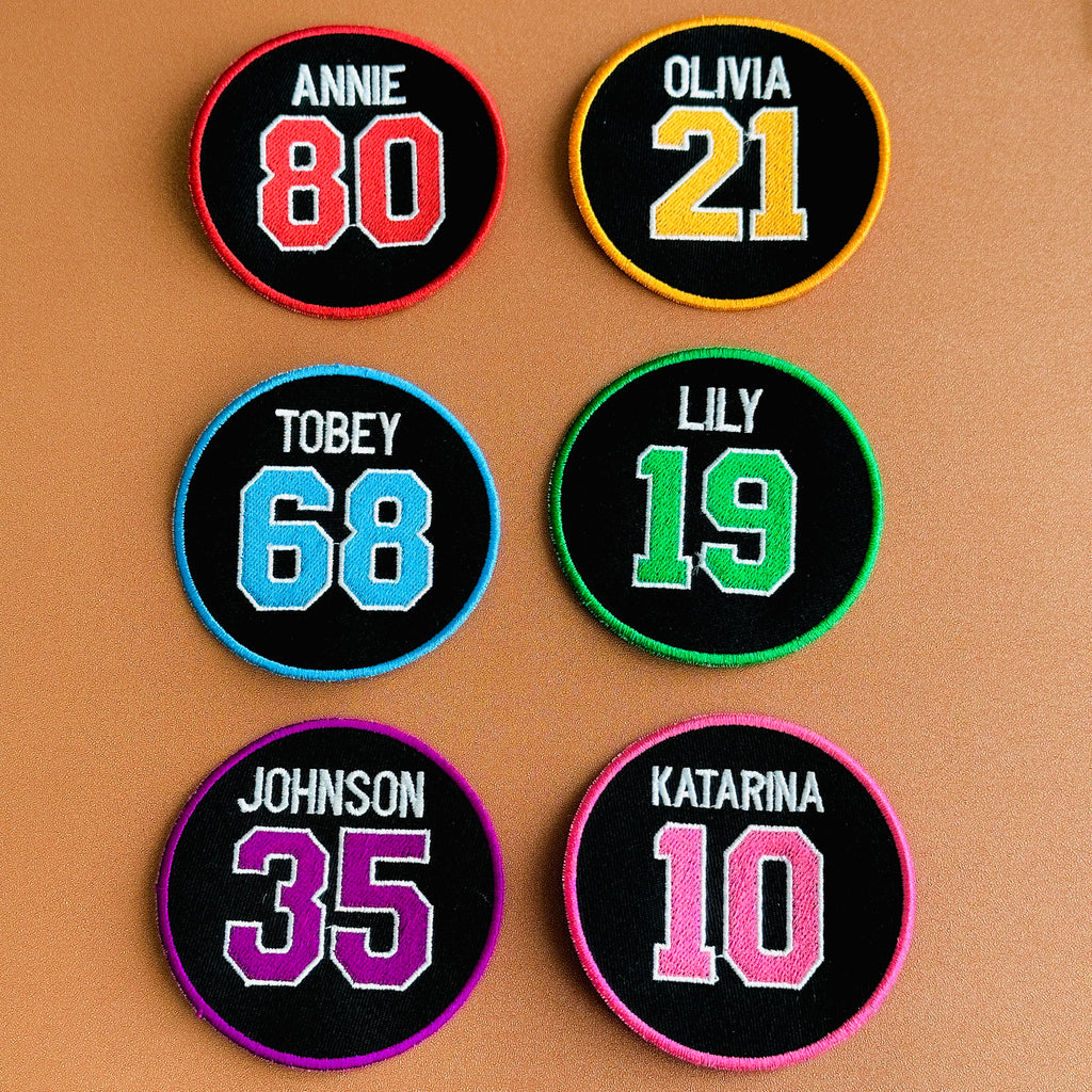 Personalized Sports Number Patch
