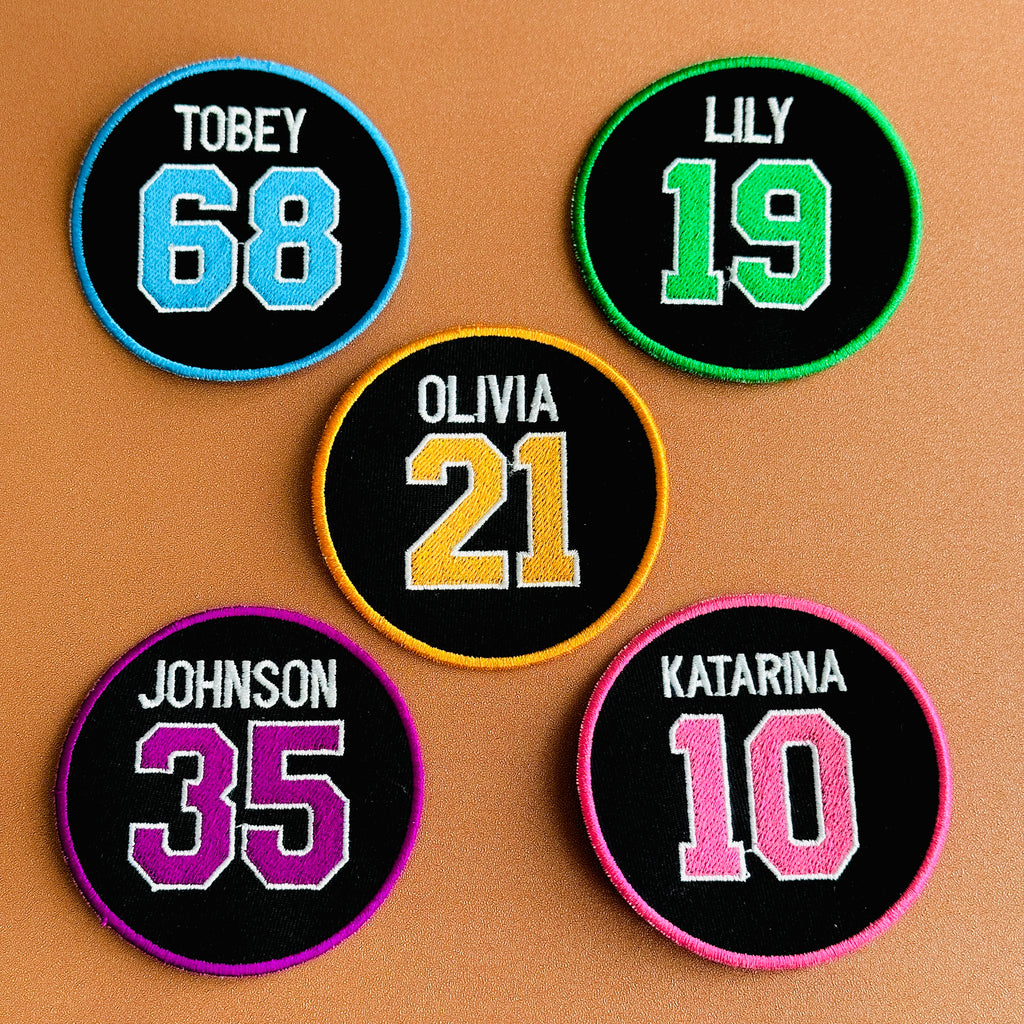 Personalized Sports Number Patch