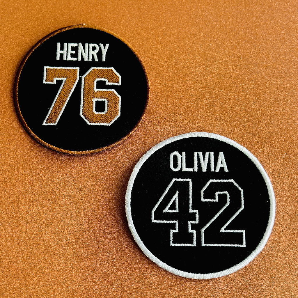 Personalized Sports Number Patch