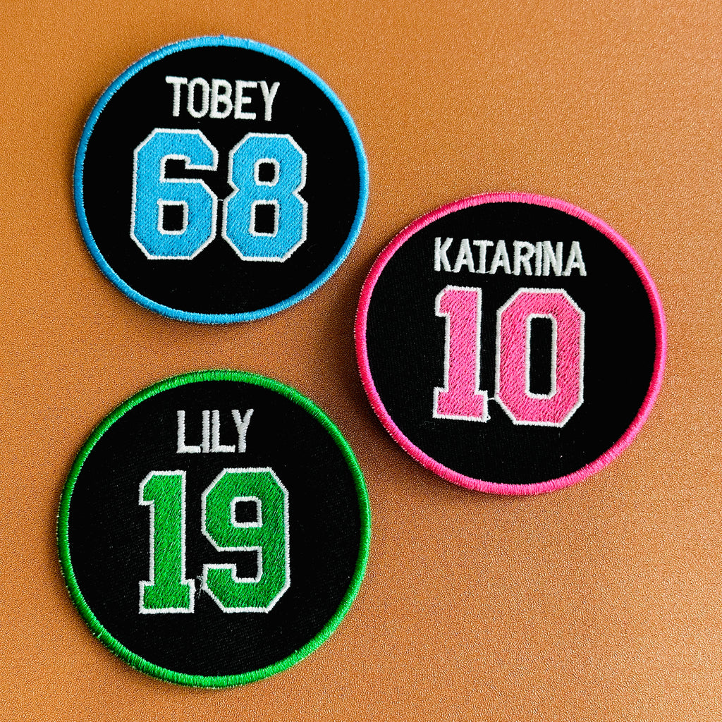 Personalized Sports Number Patch