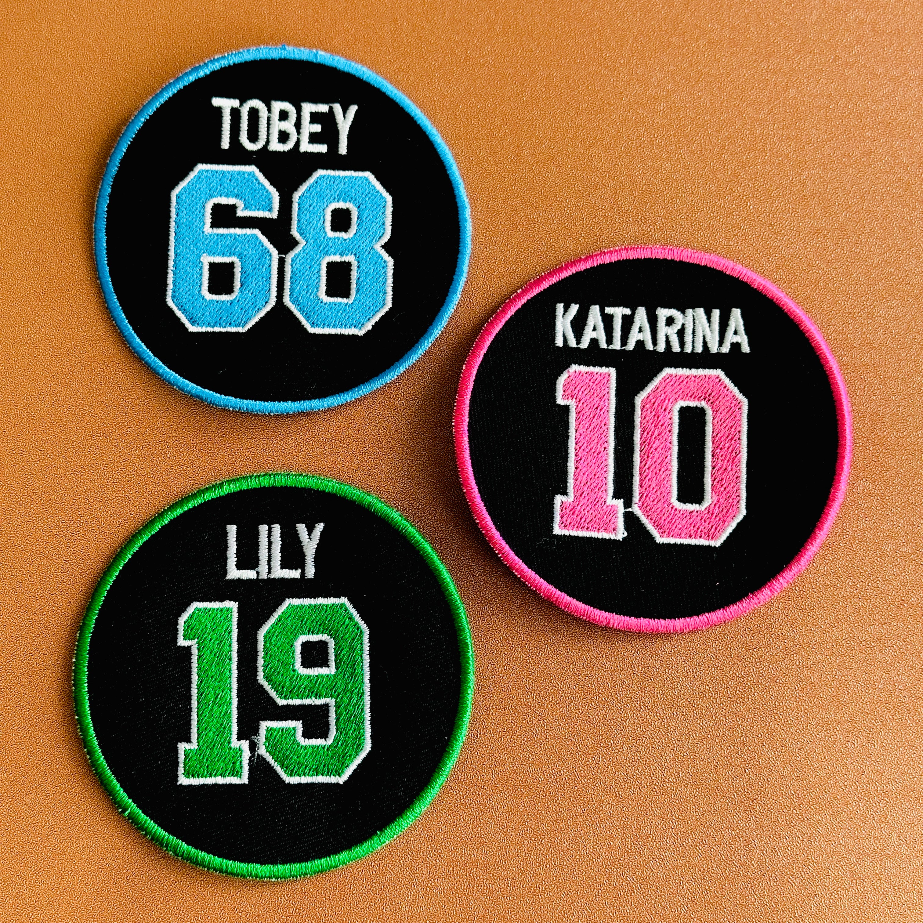 Personalized Sports Number Patch