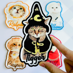 Personalized Cat Photo Patch Gift for Cat Lovers