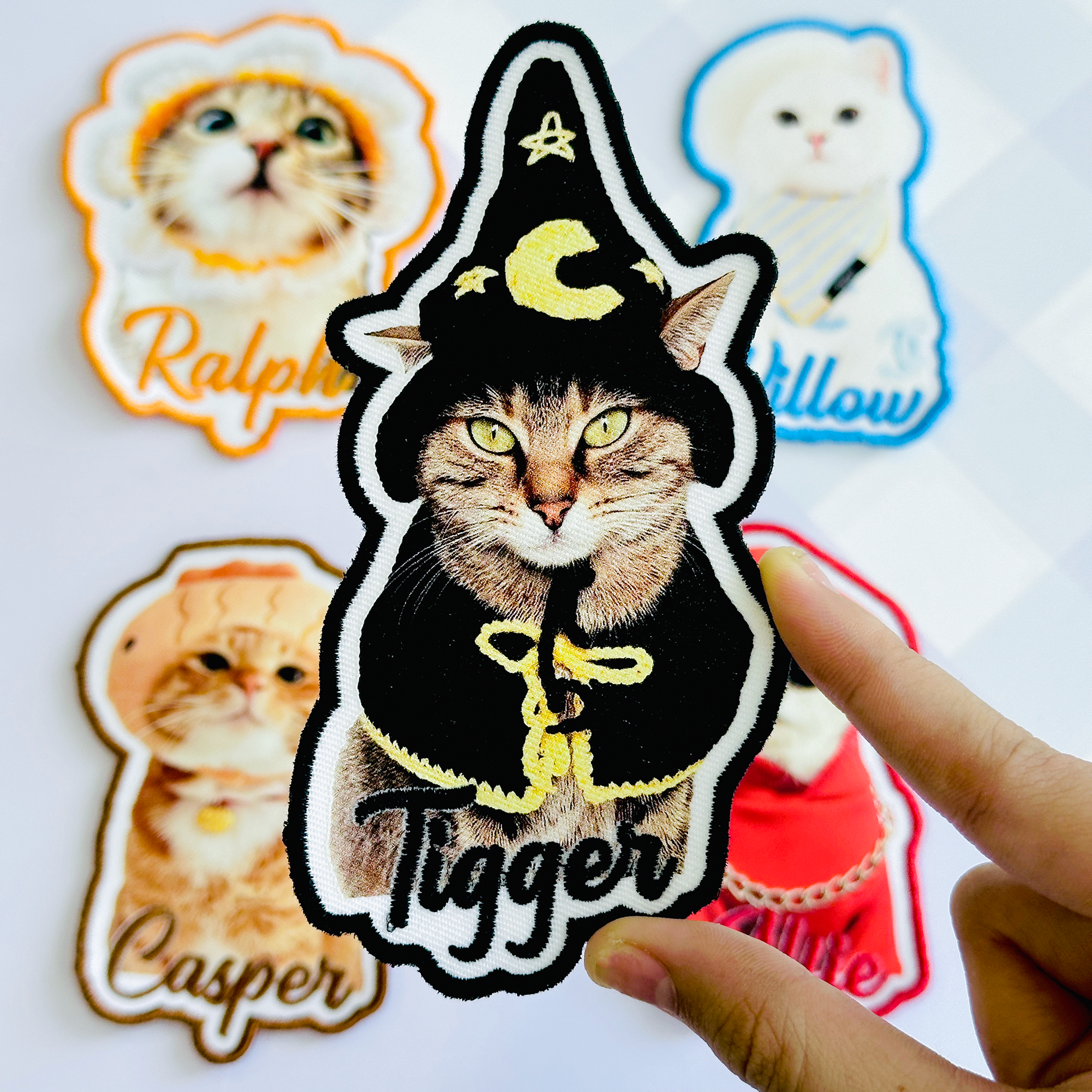 Personalized Cat Photo Patch Gift for Cat Lovers