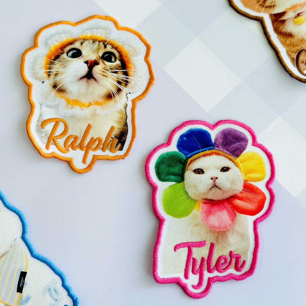 Personalized Cat Photo Patch Gift for Cat Lovers