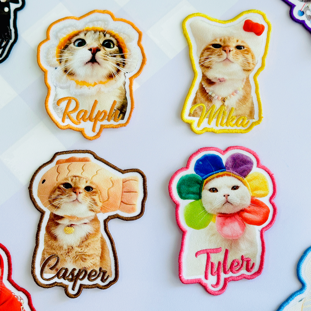 Personalized Cat Photo Patch Gift for Cat Lovers