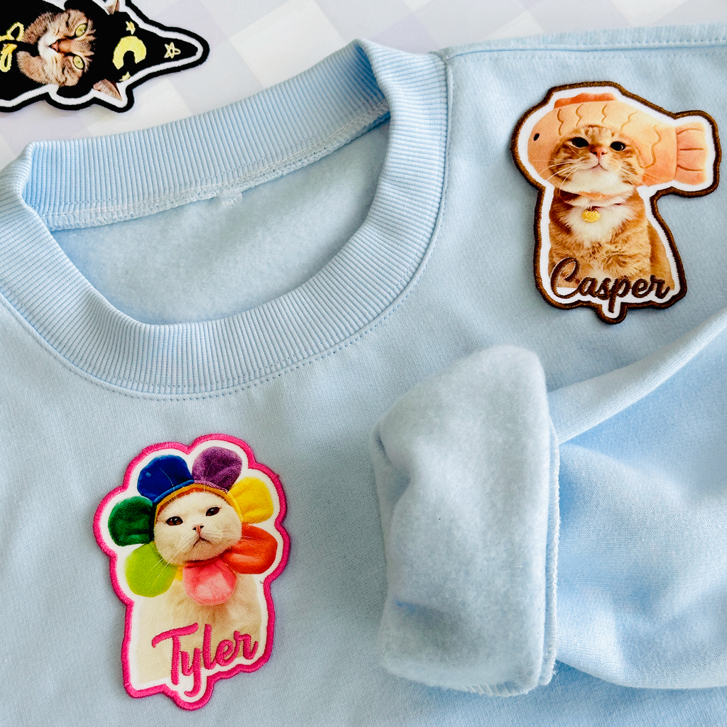 Personalized Cat Photo Patch Gift for Cat Lovers