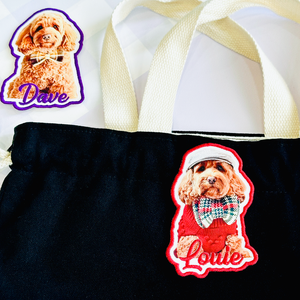 Custom Dog Name Printed Patch