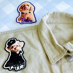 Custom Dog Name Printed Patch