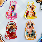 Custom Dog Name Printed Patch