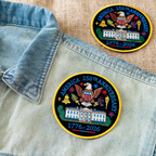 America 250th Commemorative Full Embroidered Patch