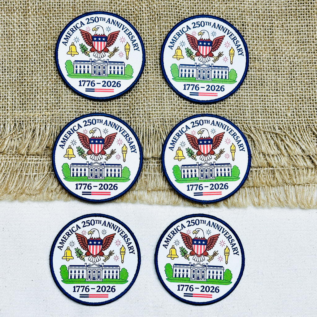 America 250th Anniversary Printed Patch | 1776–2026 USA