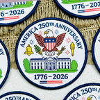 America 250th Anniversary Printed Patch | 1776–2026 USA