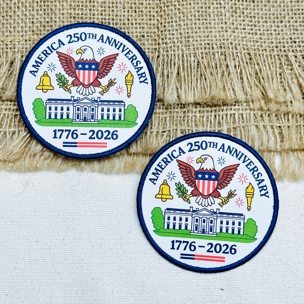 America 250th Anniversary Printed Patch | 1776–2026 USA