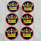 No Kings Full Embroidered Patch