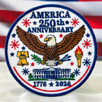 USA 250th Anniversary 1776-2026 Patch