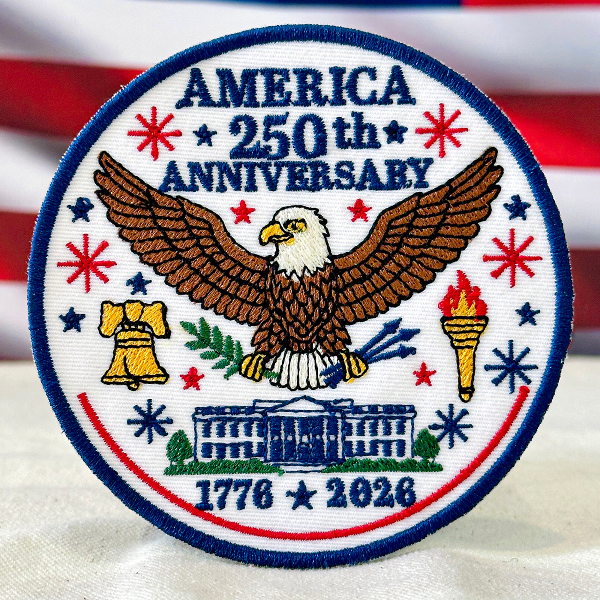 USA 250th Anniversary 1776-2026 Patch