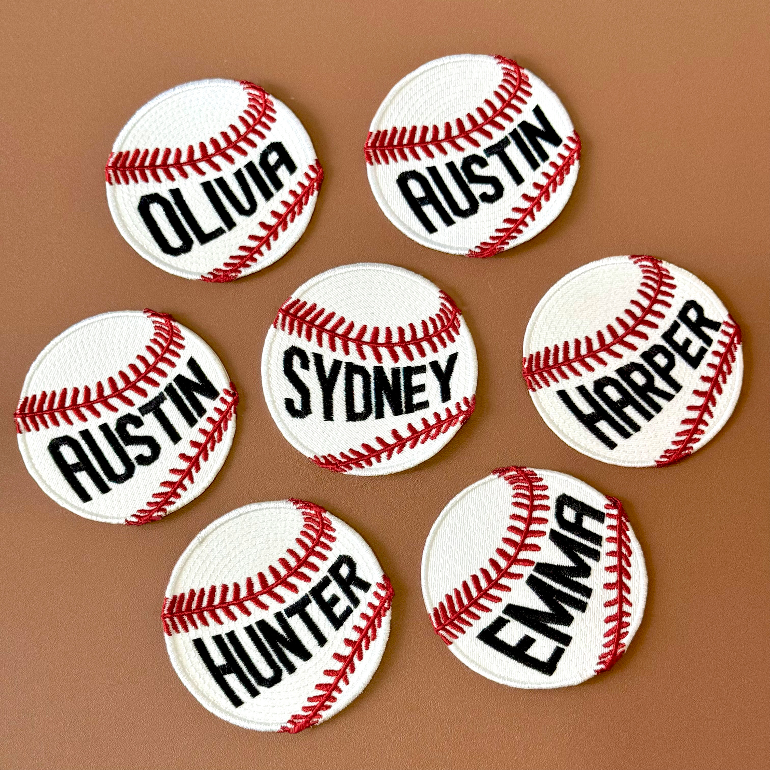 Personalized Baseball Name Patch