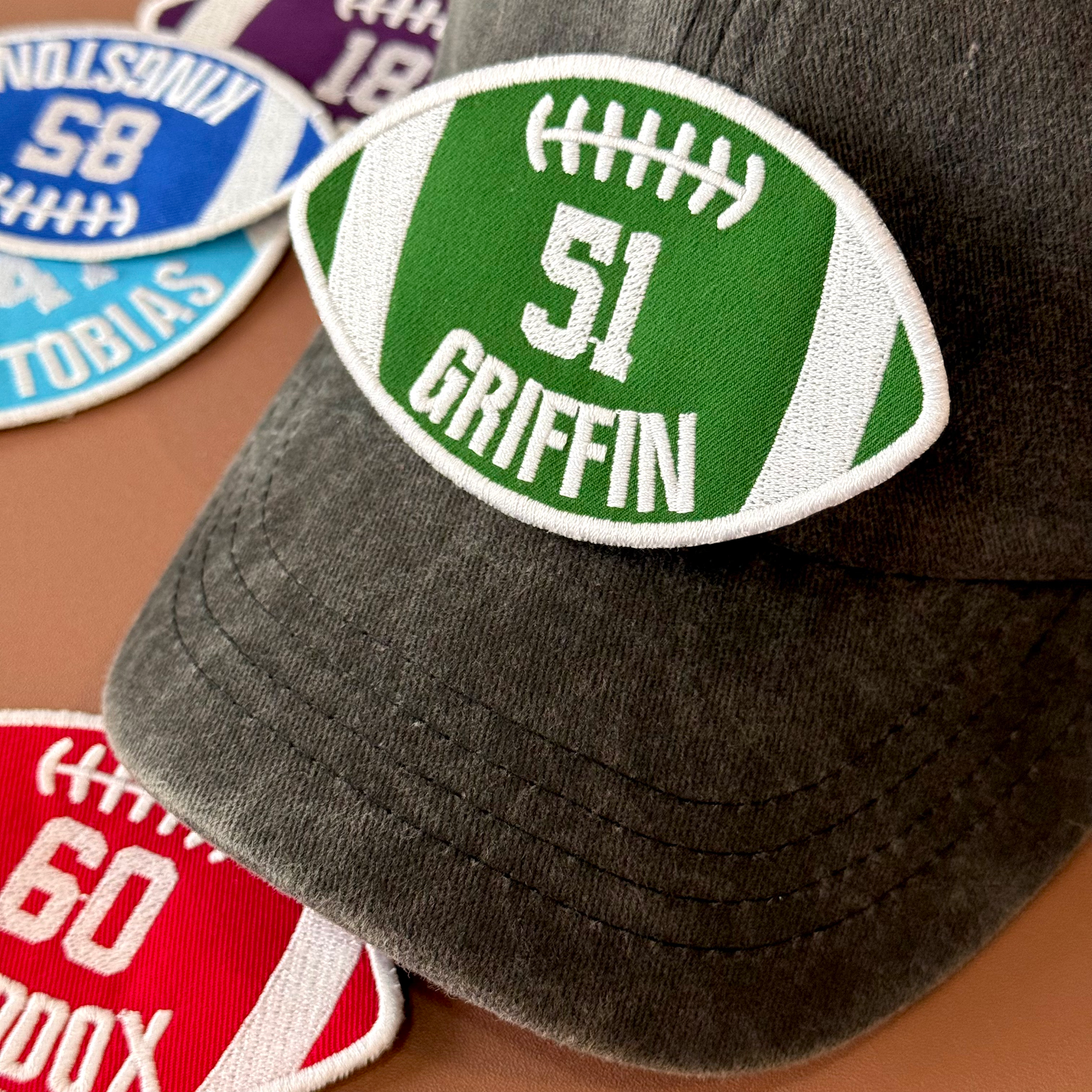 American Football Name Patch