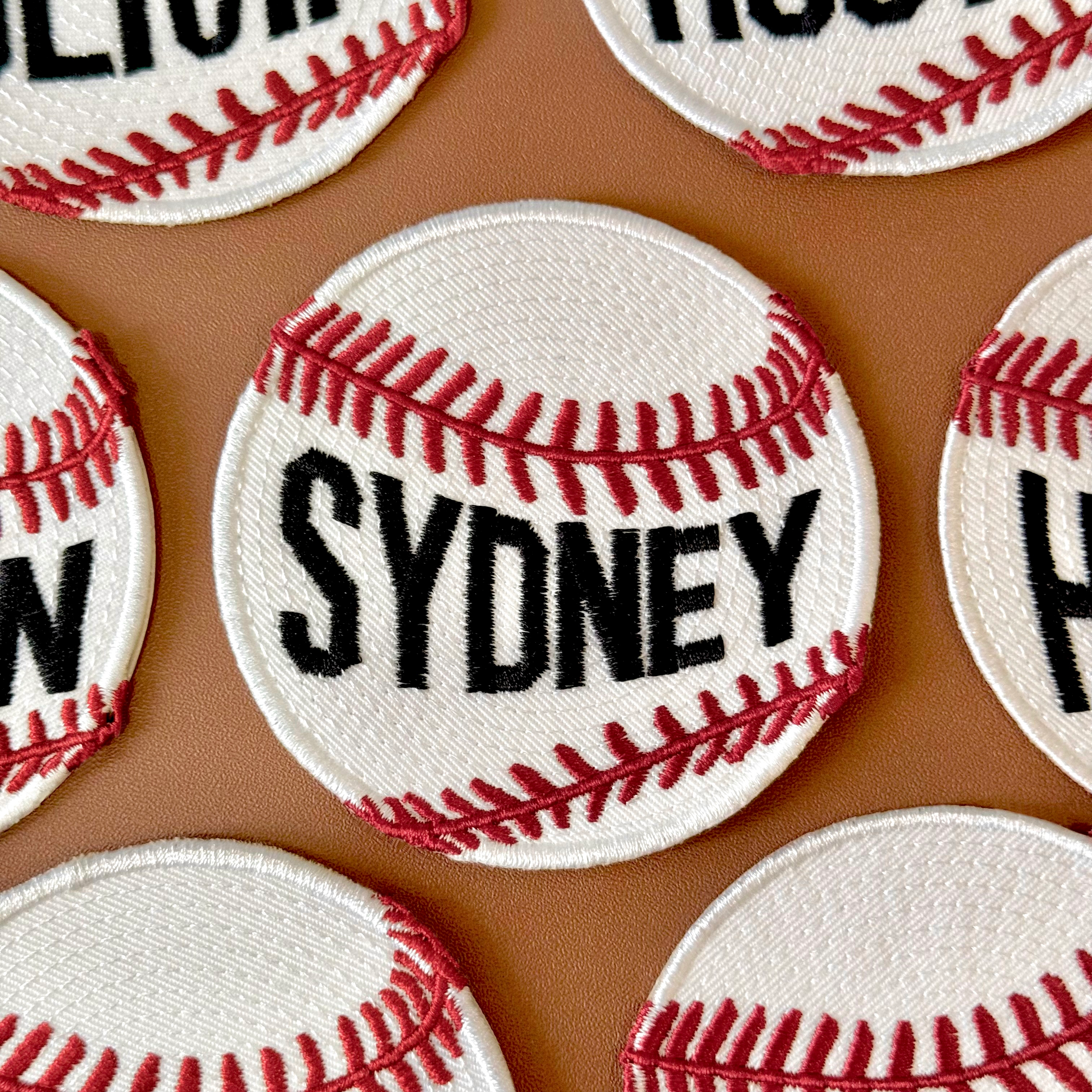 Personalized Baseball Name Patch