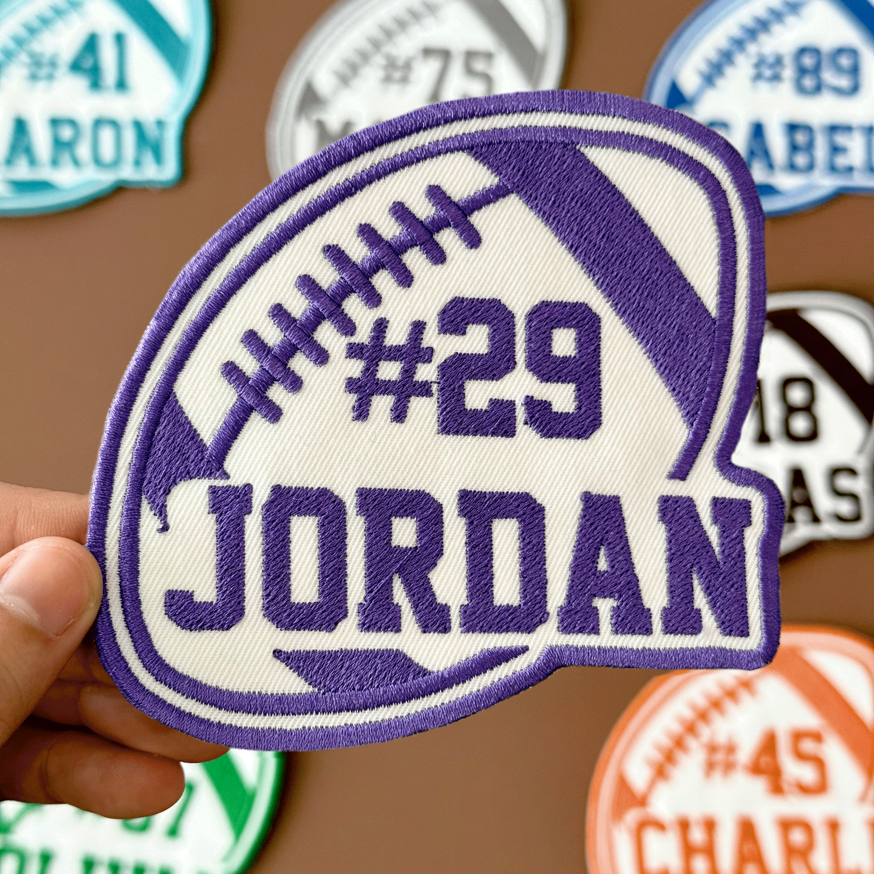Custom Embroidered Name & Number