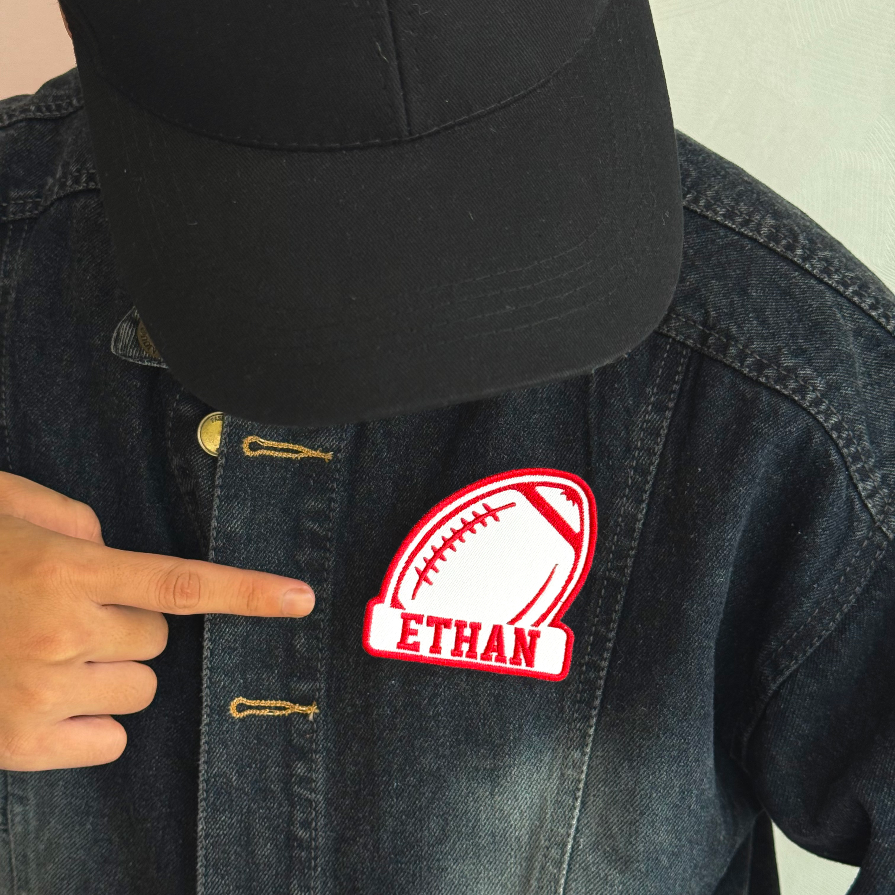 Football Player Name Patch