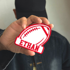 Football Player Name Patch