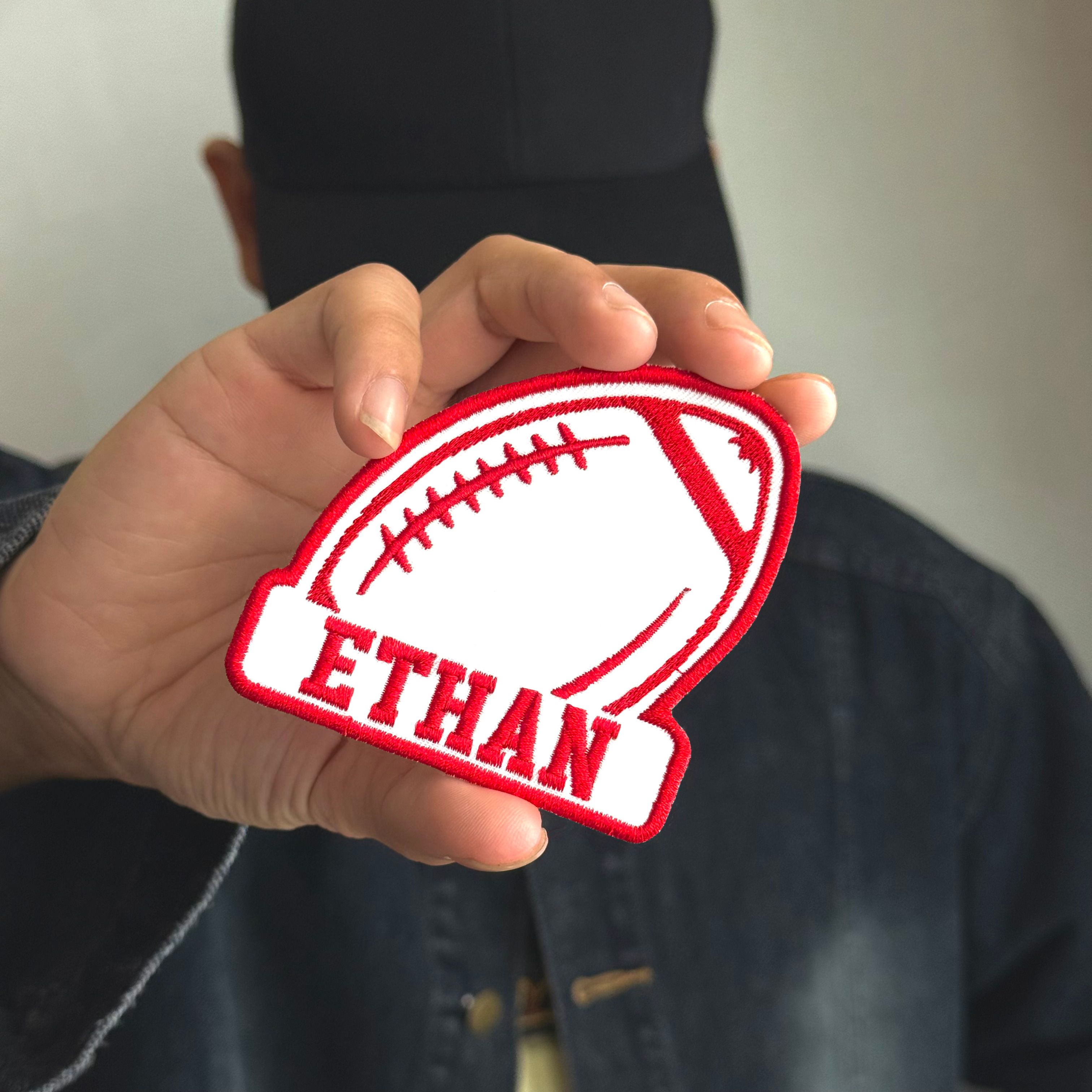 Football Player Name Patch