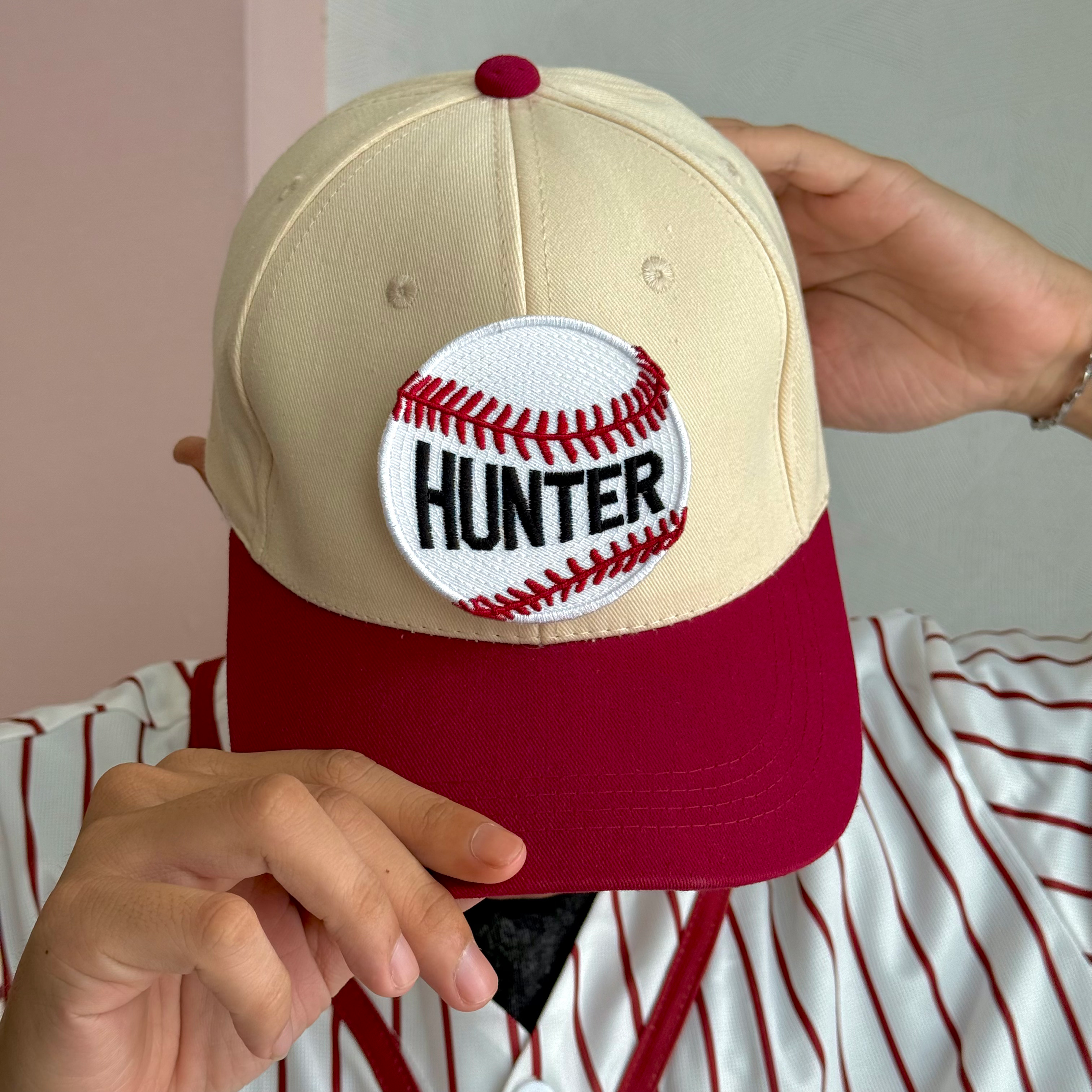 Personalized Baseball Name Patch