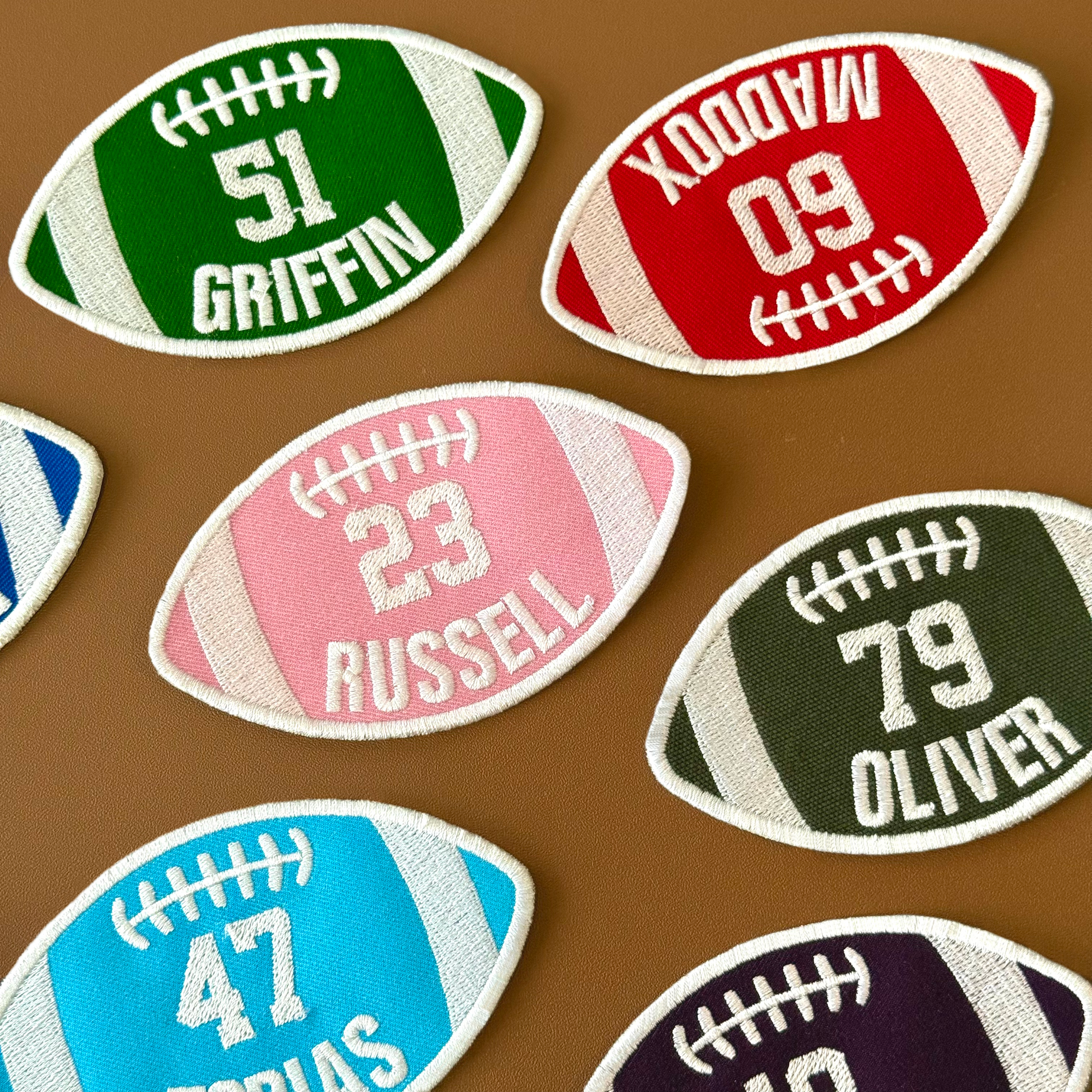 American Football Name Patch