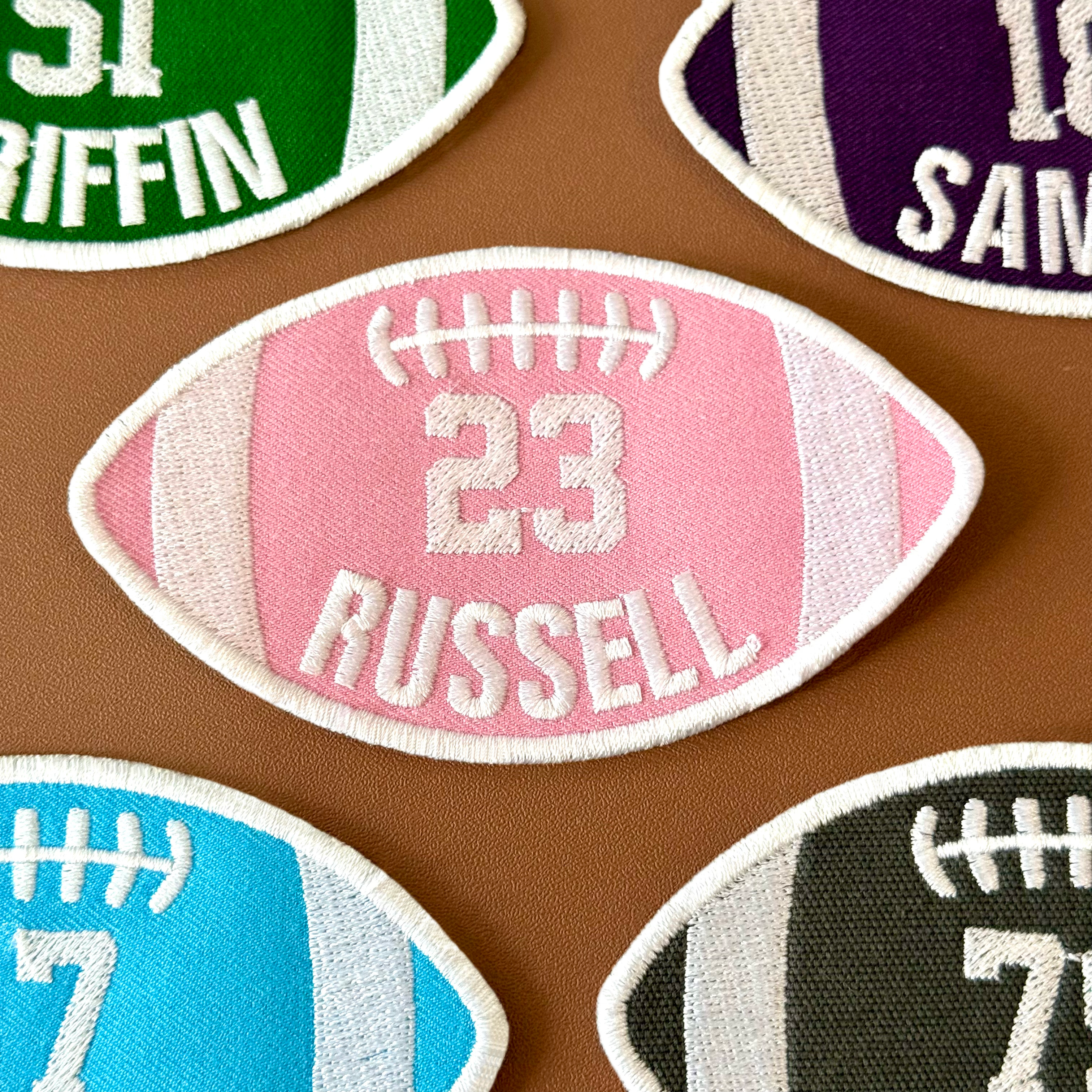 American Football Name Patch