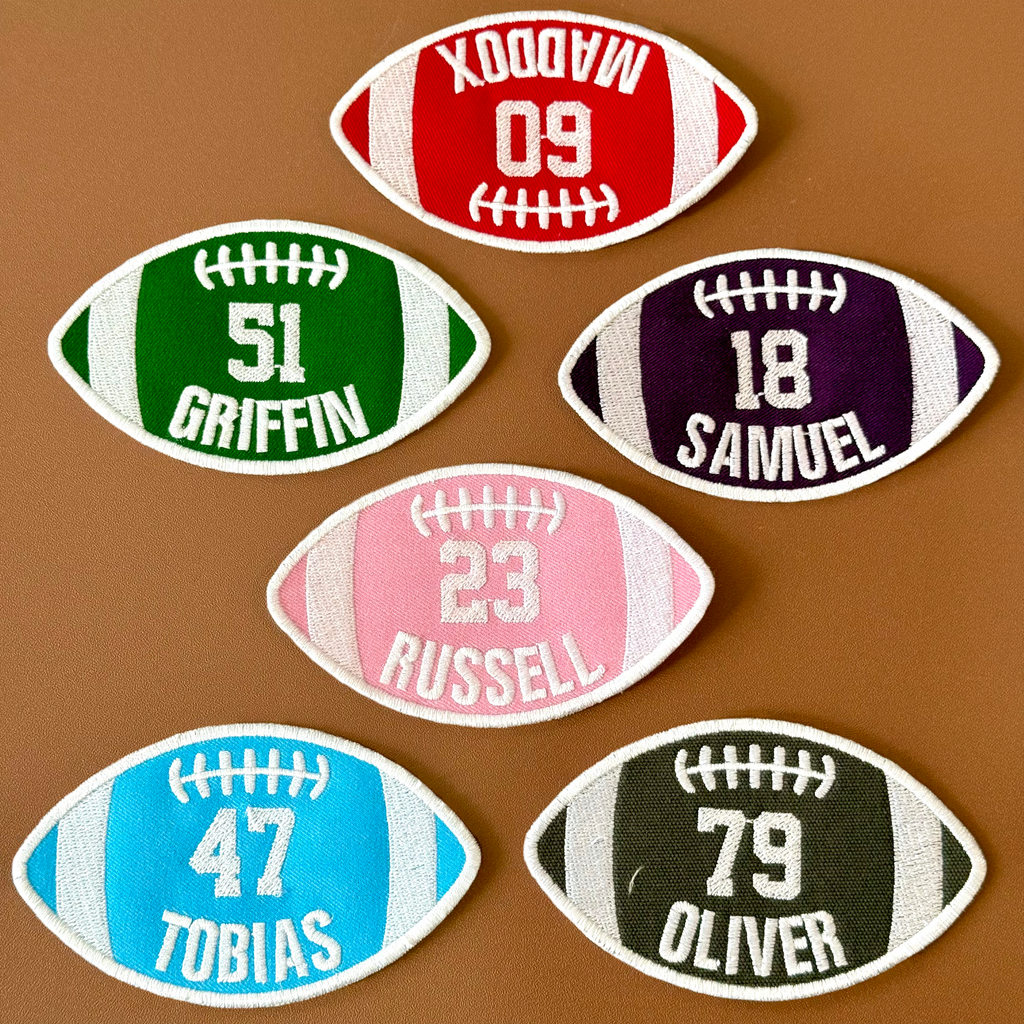 American Football Name Patch