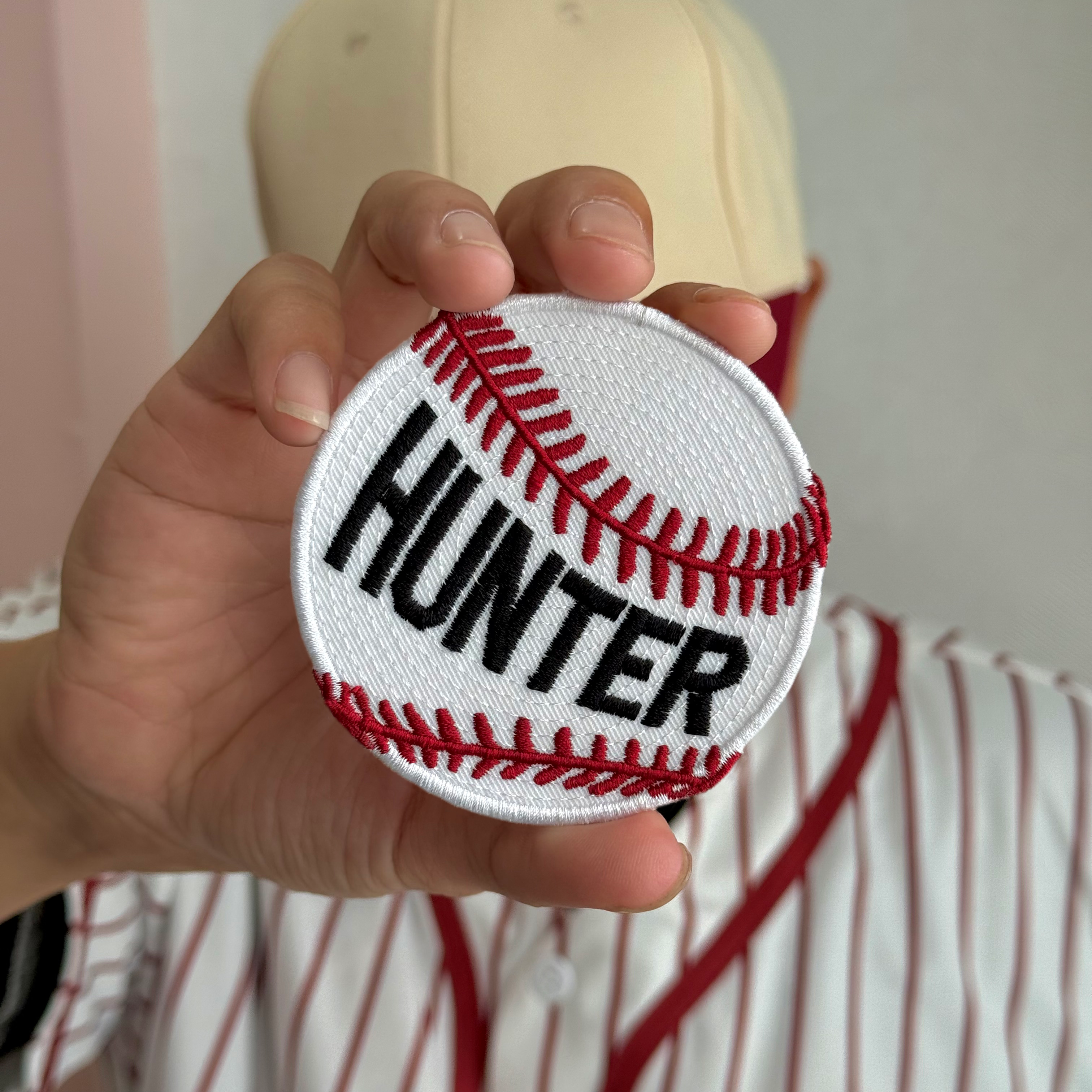 Personalized Baseball Name Patch